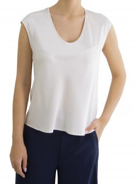 Top monocolour con scollo a U Imperial